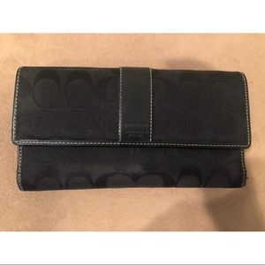 Coach trifold wallet